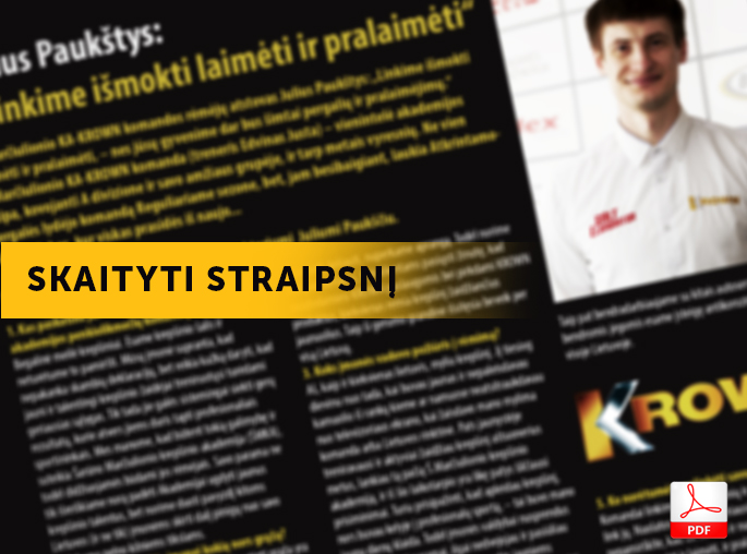 „Linkime išmokti  laimėti ir pralaimėti, – nes jūsų gyvenime dar bus šimtai pergalių ir pralaimėjimų“