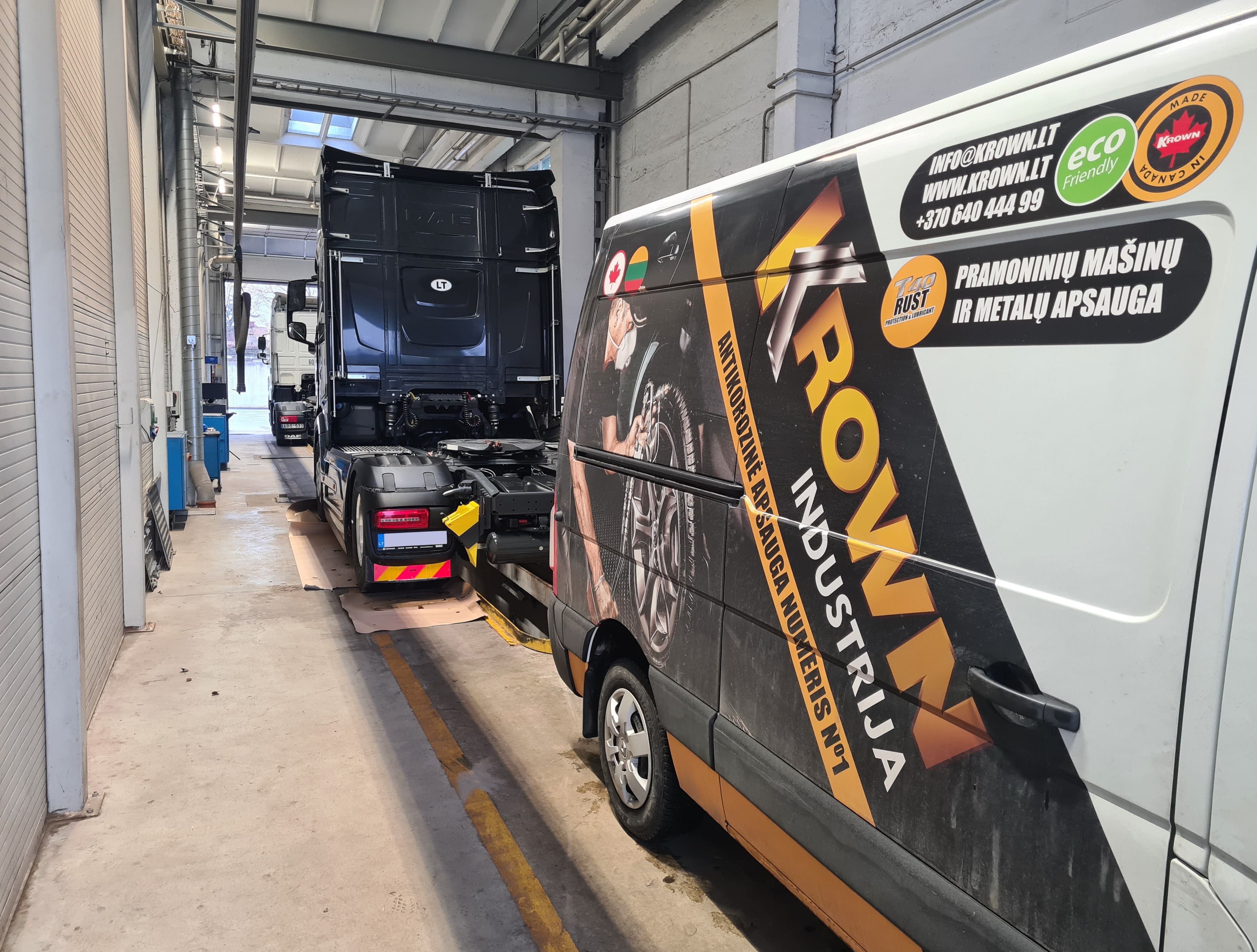 Daf Xg Plus Vilkiko ir Koti RX7330 Traktoriaus antikorozinis