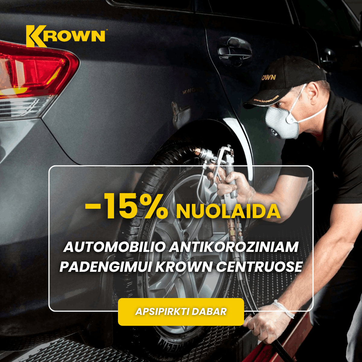 -15 % nuolaida antikoroziniam padengimui visoje Lietuvoje!