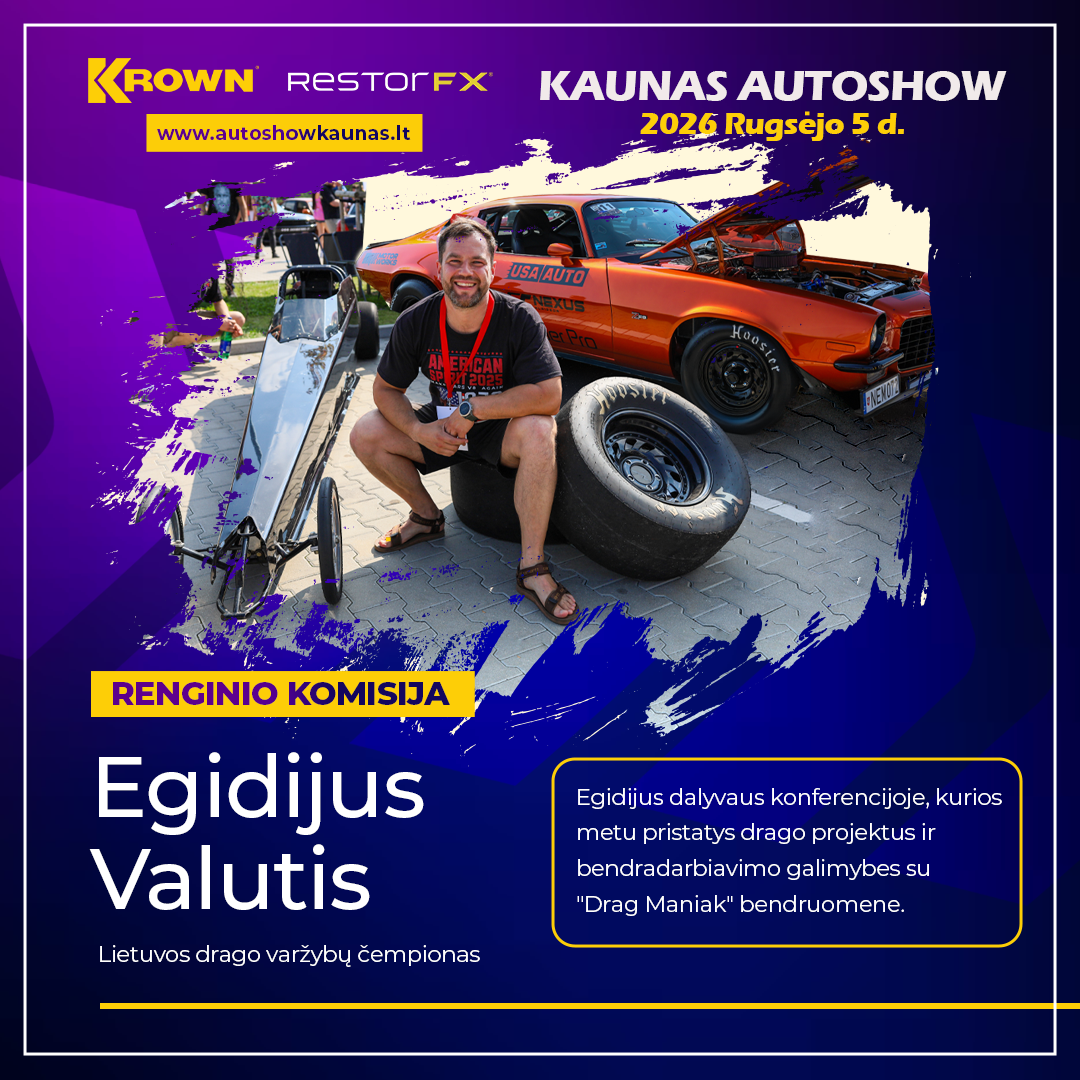 Krown Kaunas Autoshow 2026 Rugsėjo 5 d. (by RestorFX)