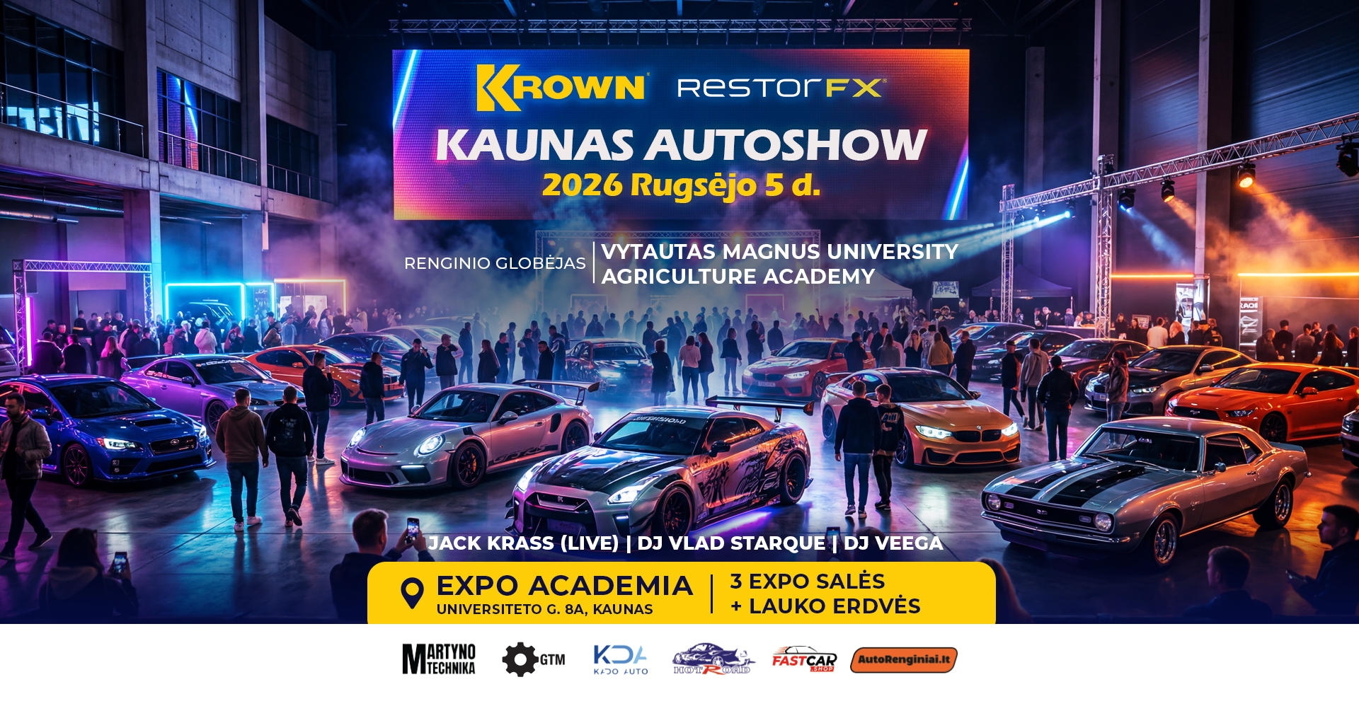 Krown Kaunas Autoshow 2026 Rugsėjo 5 d. (by RestorFX)
