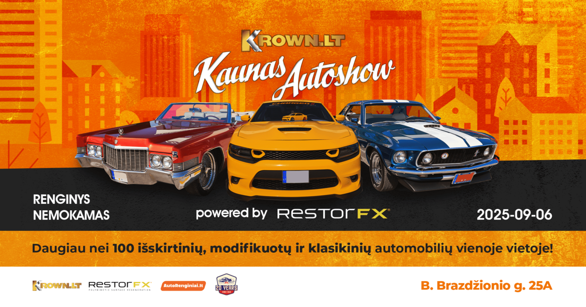 Krown Kaunas Autoshow 2025.09.06