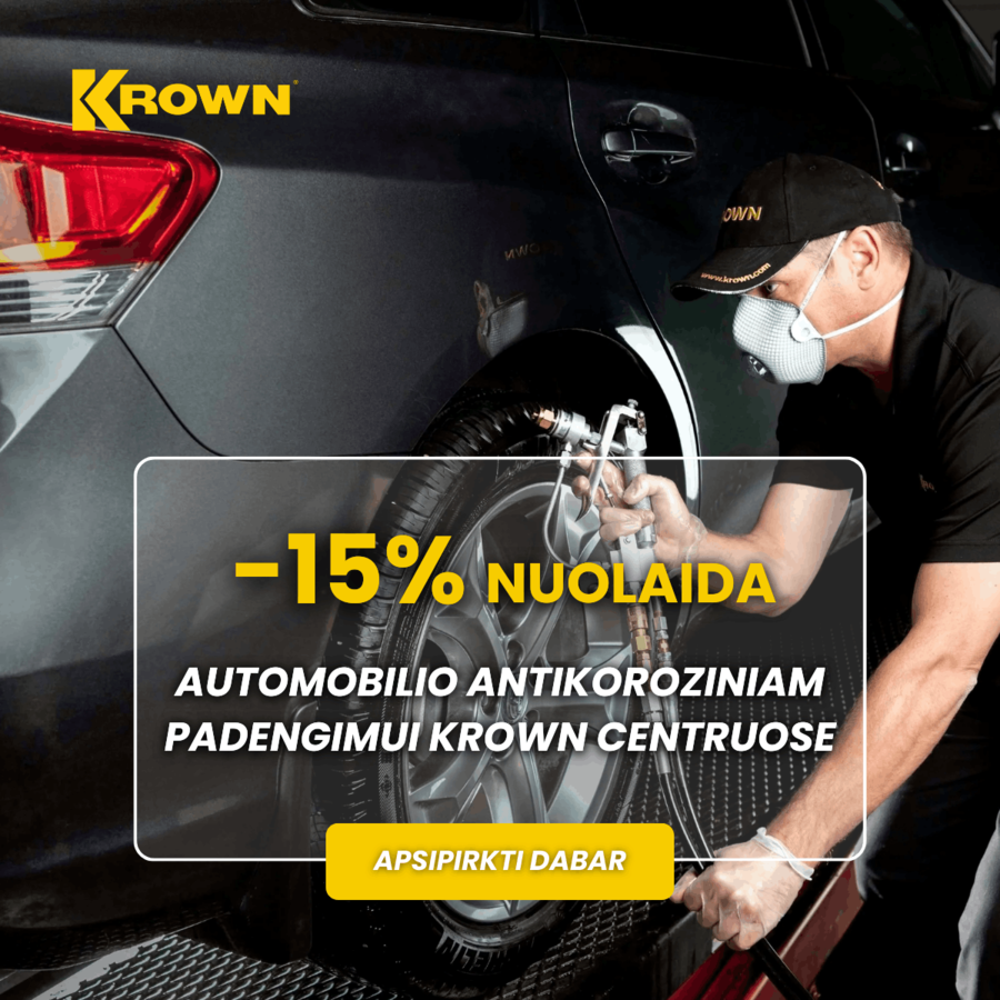 -15 % nuolaida antikoroziniam padengimui visoje Lietuvoje!